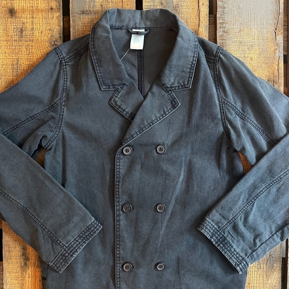 Kids [Gymboree] Navy Blue Casual Blazer NWT 100% Cotton Jacket | Large 10 · 12 - Picture 3 of 11